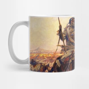 “The Hunting Party” by Charles Russell Mug